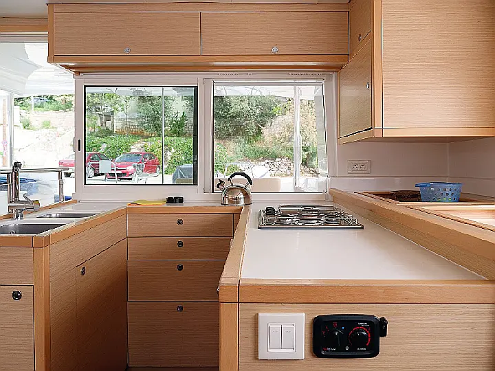 Lagoon 450 - Interior - kitchen (photo taken 2019)