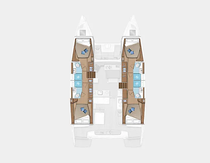 LAGOON 46 / 4 CABINS - 