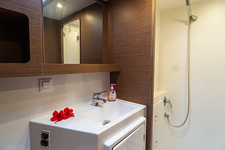 Lagoon 42 - bathroom