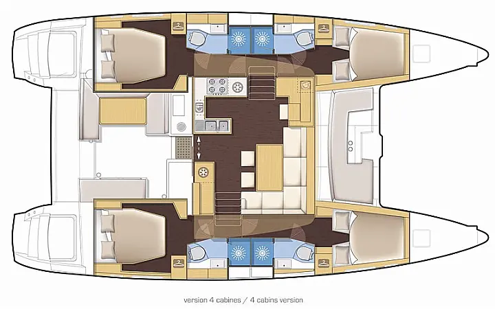 Lagoon 450  Flybridge - 