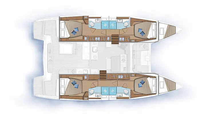 Lagoon 46 A/C & GEN & WM - 
