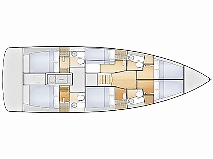 Sun Loft 47 (7 cab.) - Layout image