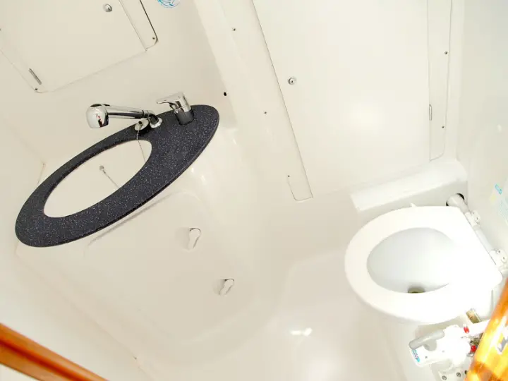 Beneteau Cyclades 39.3 - Interior - toilet (photo taken 2019)