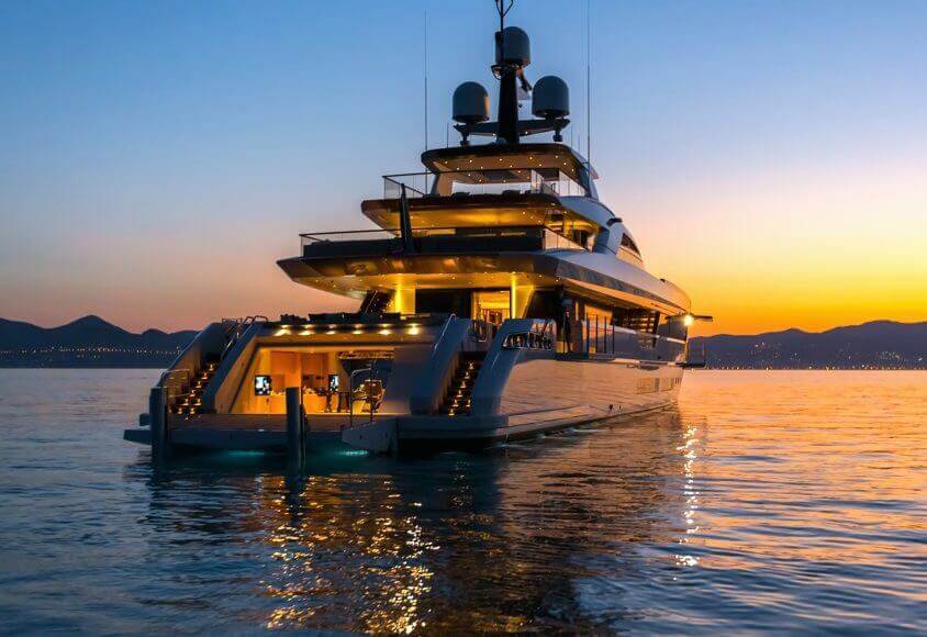 Luxury yachts