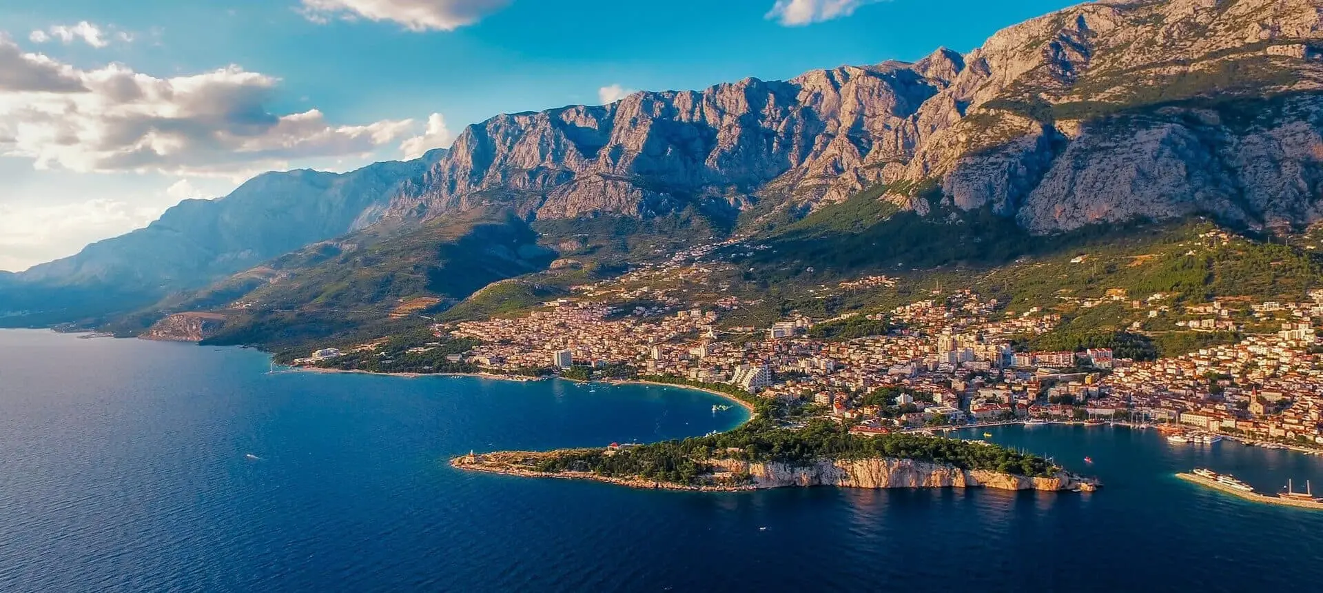 Makarska coast in Croatia