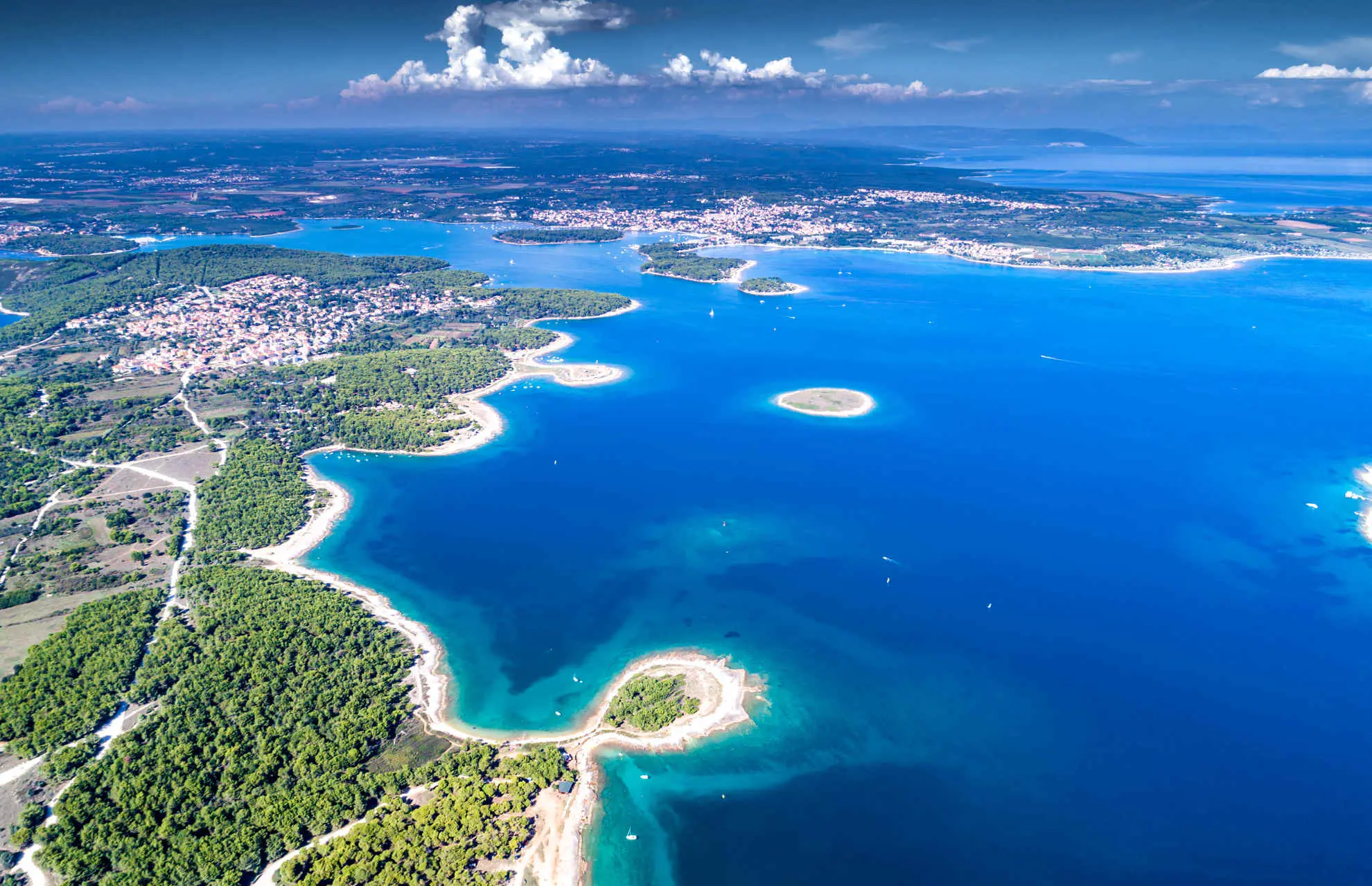 Horizon of Istria Kamenjak in Croatia 